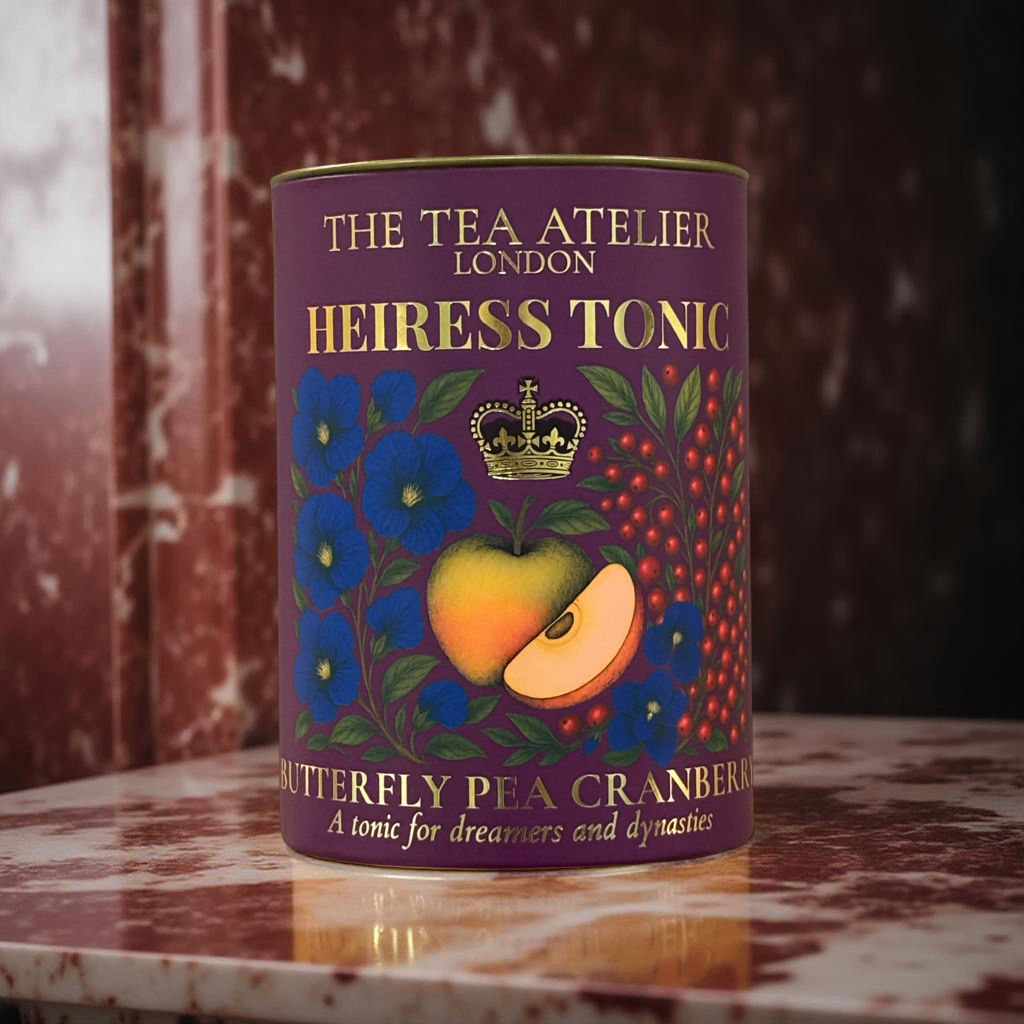 Heiress Tonic tea tin front