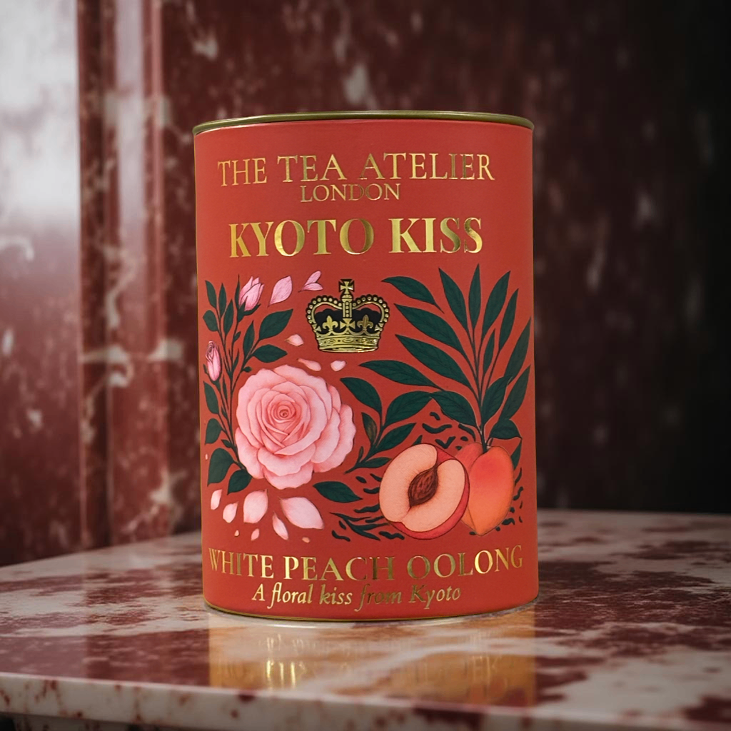 Kyoto Kiss tea tin front