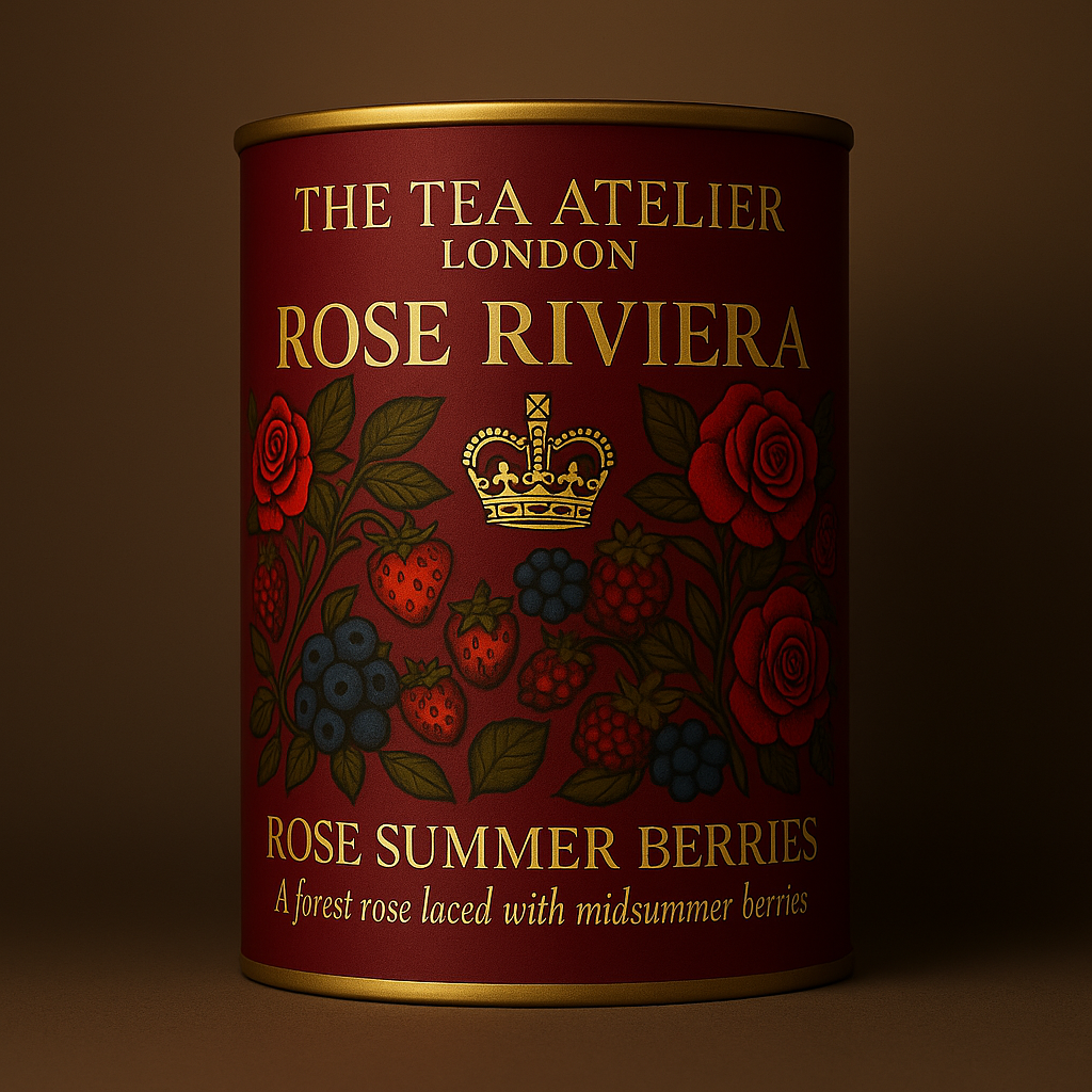 Rose Riviera tea tin