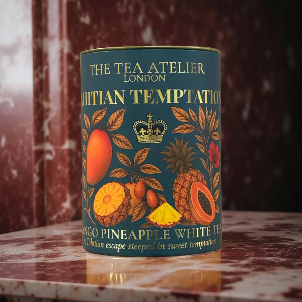 Tahitian Temptation tea tin front